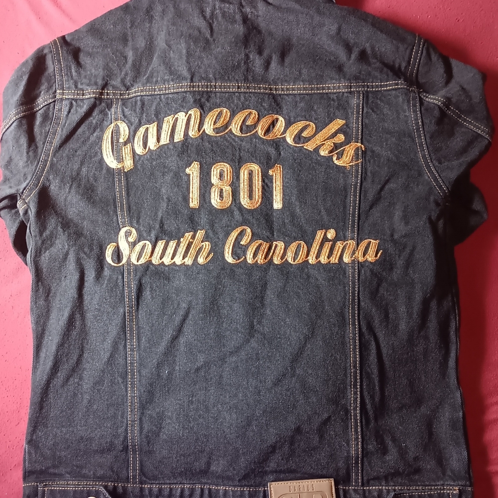 South Carolina Gamecocks Embroidered Denim Jacket